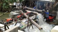 Pemkab Kudus Kerahkan 8 Pompa Sedot Air yang Genangi Sawah