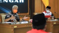 Temui Serikat Buruh, Ganjar Ngaku Sedang Kaji Penetapan UMP Ganda