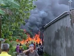 SPBU Diduga Bocor, Dua Rumah Warga di Grobogan Ludes Terbakar