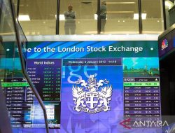 Saham Inggris berakhir positif, indeks FTSE 100 menguat 0,59 persen