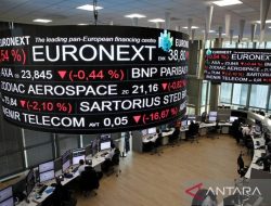 Saham Prancis finis di zona hijau, indeks CAC 40 melonjak 133,26 poin